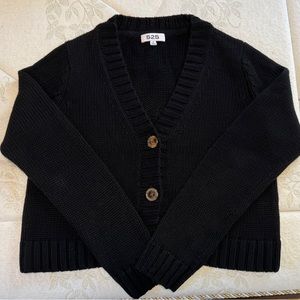 525 Cotton Shaker Cropped V-Neck Cardigan